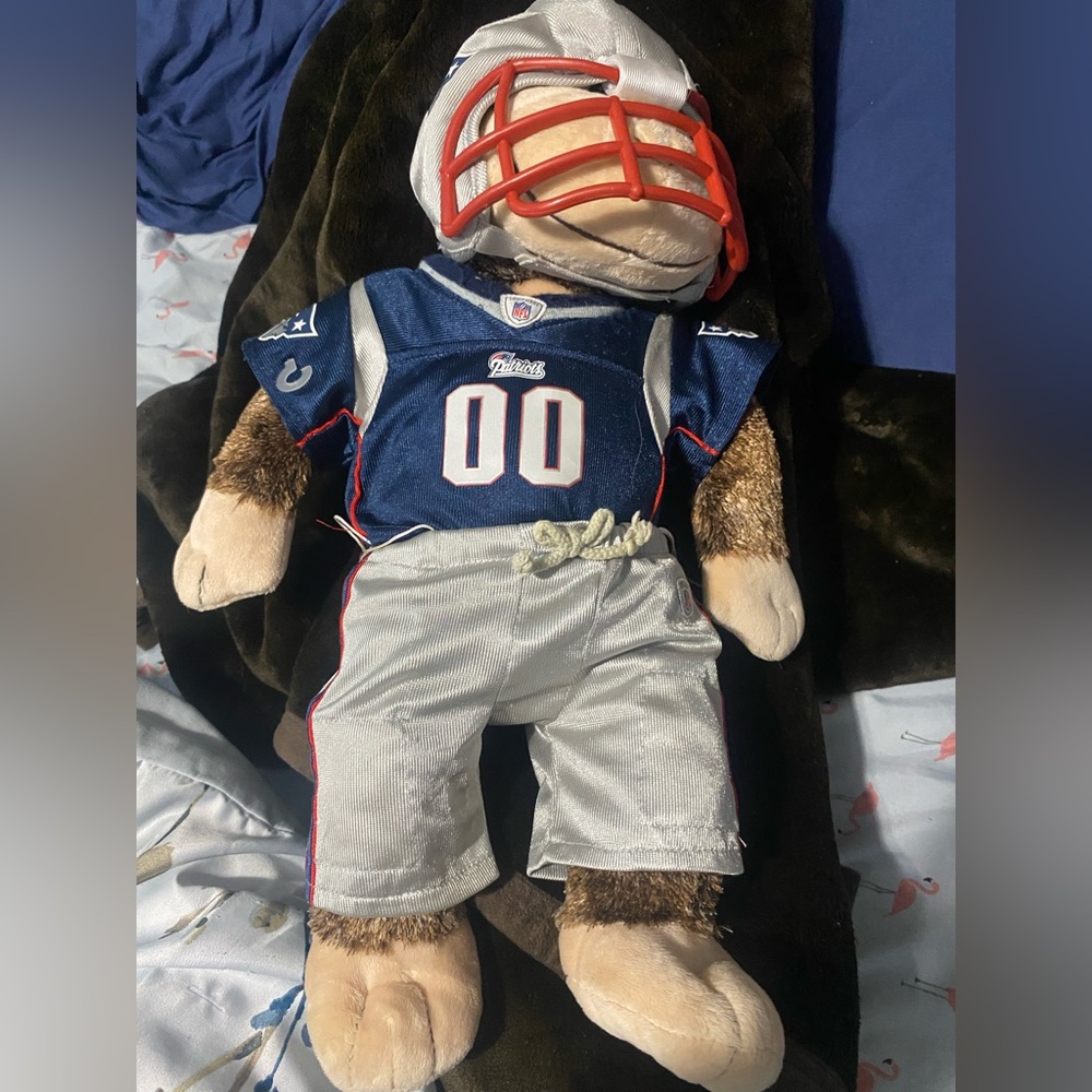 Build-A-Bear Workshop Plush with Blue and Red Accents